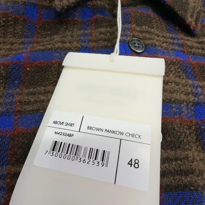 Our Legacy Our Legacy Brown Check Long Sleeve Shirt 0079 Size US M / EU 48-50 / 2 - 6 Thumbnail