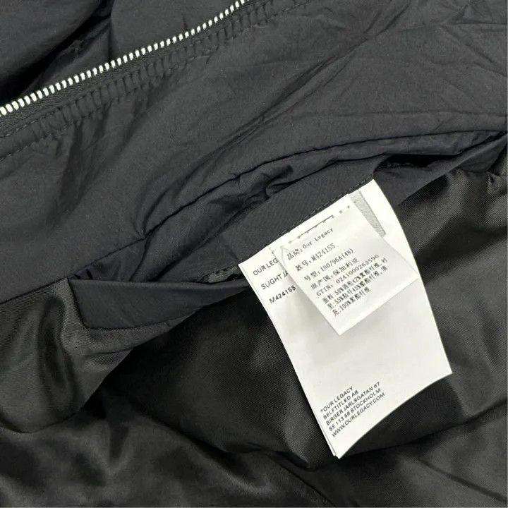 Our Legacy Our Legacy Black Lightweight Water-Resistant Jacket 0079 Size US M / EU 48-50 / 2 - 4 Thumbnail