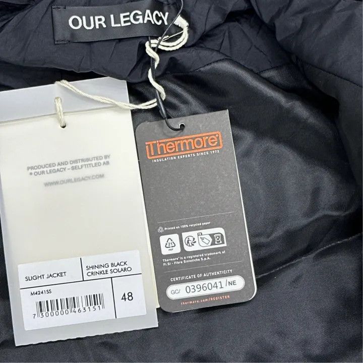 Our Legacy Our Legacy Black Lightweight Water-Resistant Jacket 0079 Size US M / EU 48-50 / 2 - 2 Thumbnail
