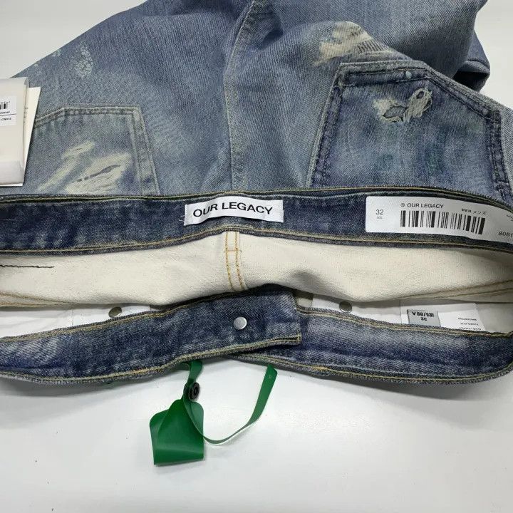 Our Legacy OUR LEGACY Third Cut Graphic Denim Pants 0079 Size US 32 / EU 48 - 7 Thumbnail