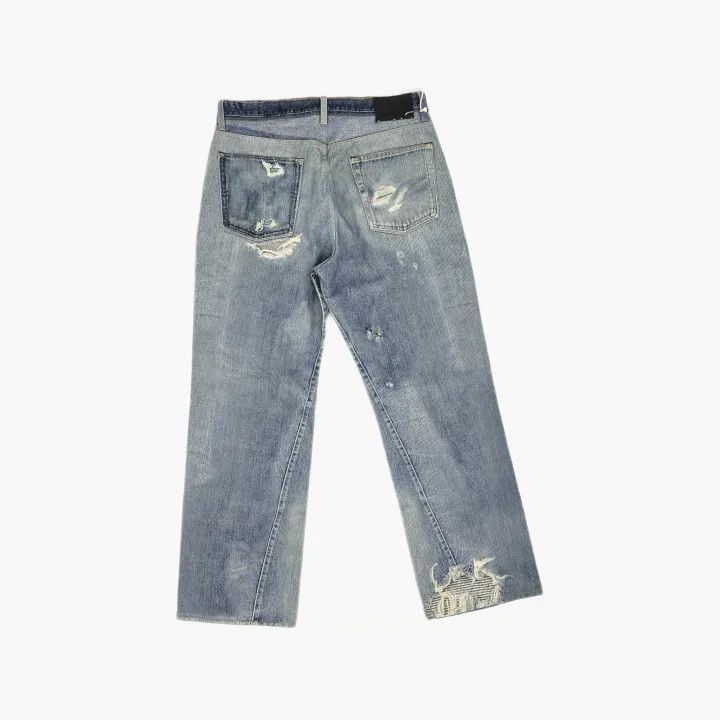 Our Legacy OUR LEGACY Third Cut Graphic Denim Pants 0079 Size US 32 / EU 48 - 3 Thumbnail
