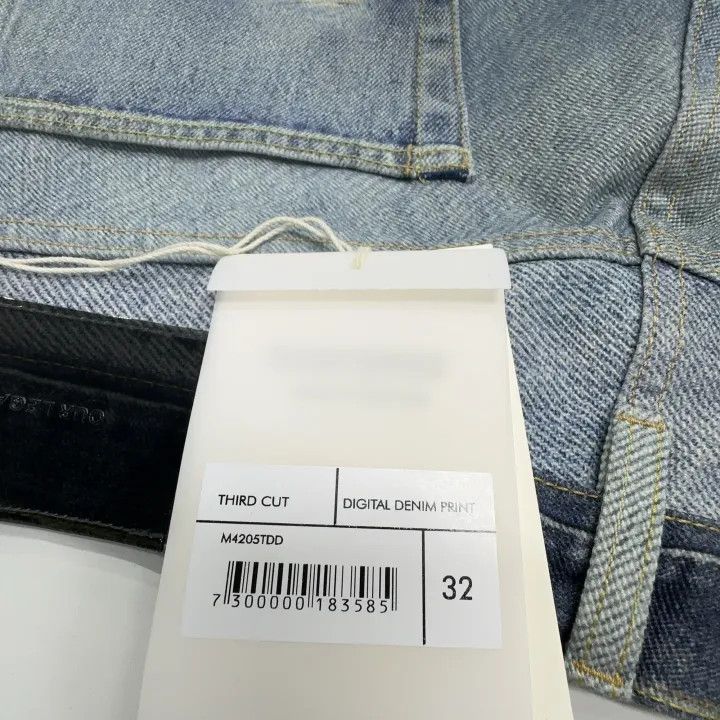 Our Legacy OUR LEGACY Third Cut Graphic Denim Pants 0079 Size US 32 / EU 48 - 4 Thumbnail