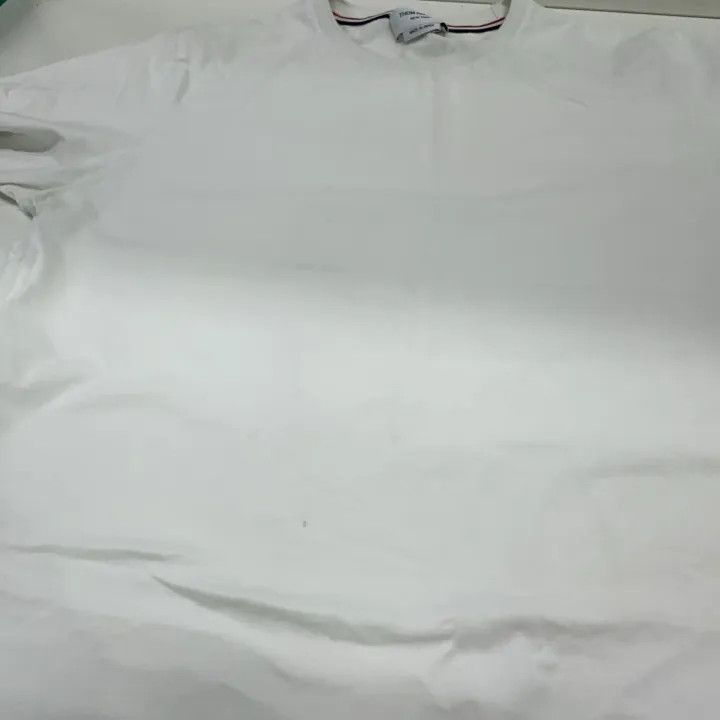 Thom Browne Thom Browne White Short Sleeve T-Shirt 0079 Size US M / EU 48-50 / 2 - 10 Thumbnail