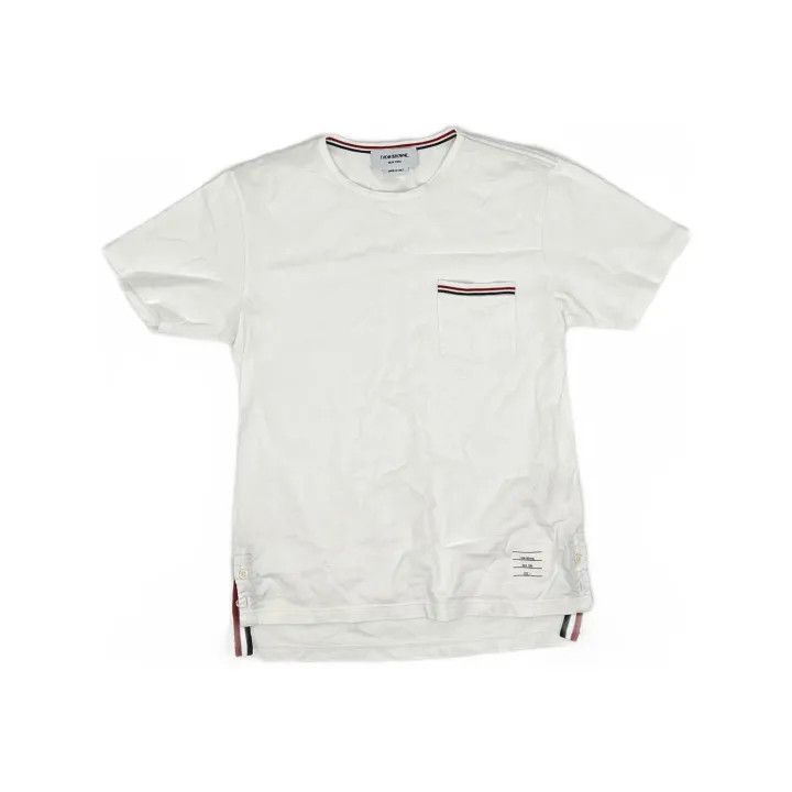 Thom Browne Thom Browne Short Sleeve T-Shirt with Pocket 0079 Size US S / EU 44-46 / 1 - 2 Thumbnail