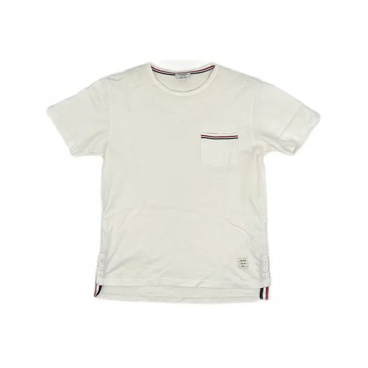Thom Browne Thom Browne White Crew Neck Short Sleeve T-Shirt 0079 Size US S / EU 44-46 / 1 - 2 Thumbnail