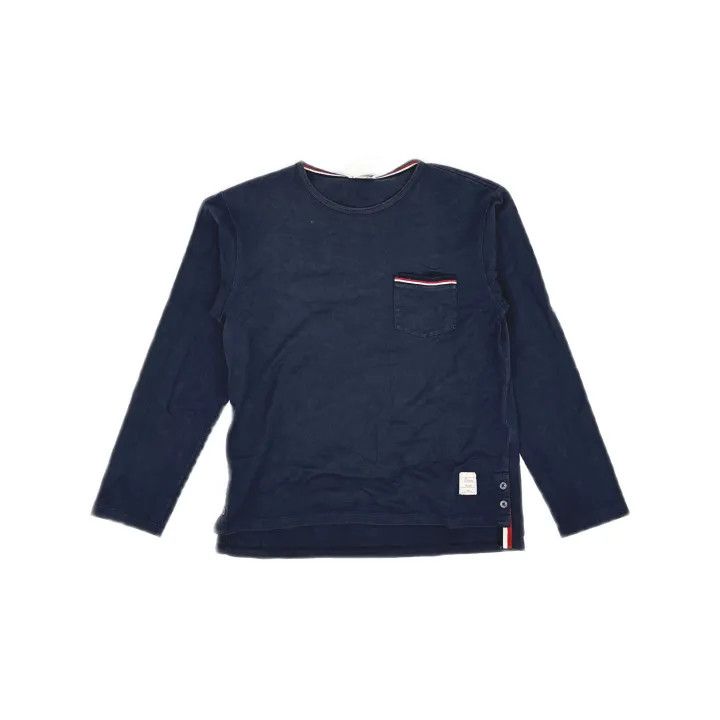 Thom Browne Thom Browne Long Sleeve Cotton Shirt Blue 0079 Size US S / EU 44-46 / 1 - 2 Thumbnail