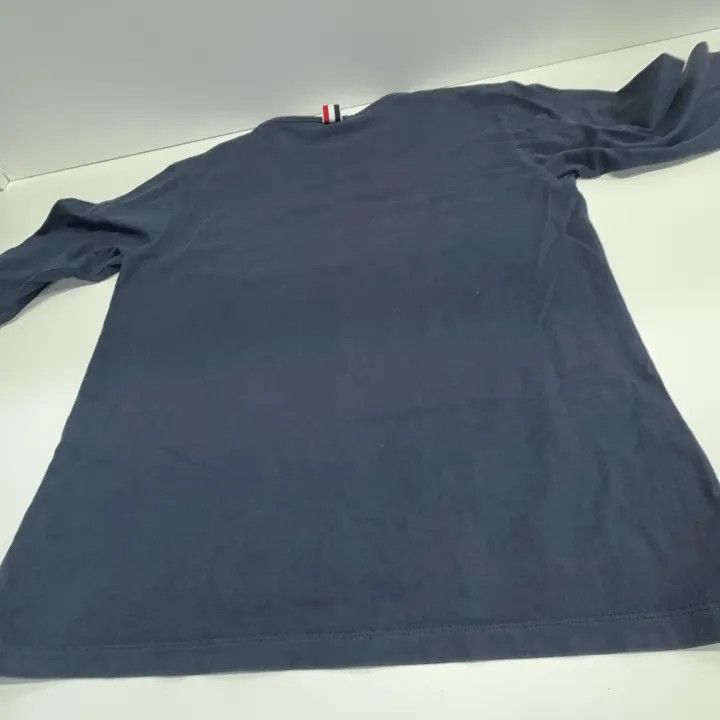 Thom Browne Thom Browne Long Sleeve Cotton Shirt Blue 0079 Size US S / EU 44-46 / 1 - 15 Thumbnail