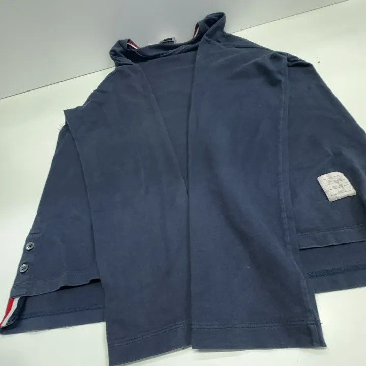Thom Browne Thom Browne Long Sleeve Cotton Shirt Blue 0079 Size US S / EU 44-46 / 1 - 12 Thumbnail