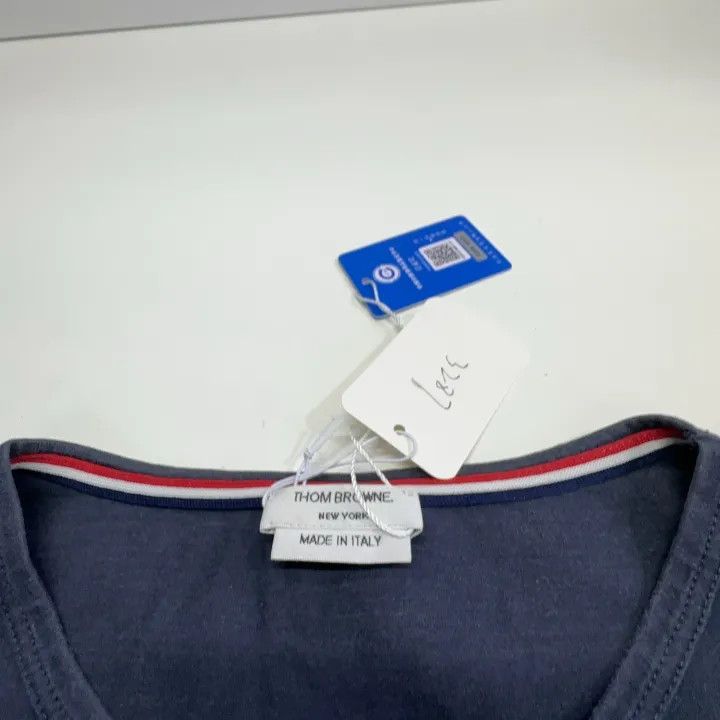 Thom Browne Thom Browne Long Sleeve Cotton Shirt Blue 0079 Size US S / EU 44-46 / 1 - 4 Thumbnail