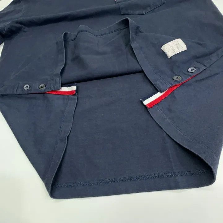 Thom Browne Thom Browne Long Sleeve Cotton Shirt Blue 0079 Size US S / EU 44-46 / 1 - 10 Thumbnail