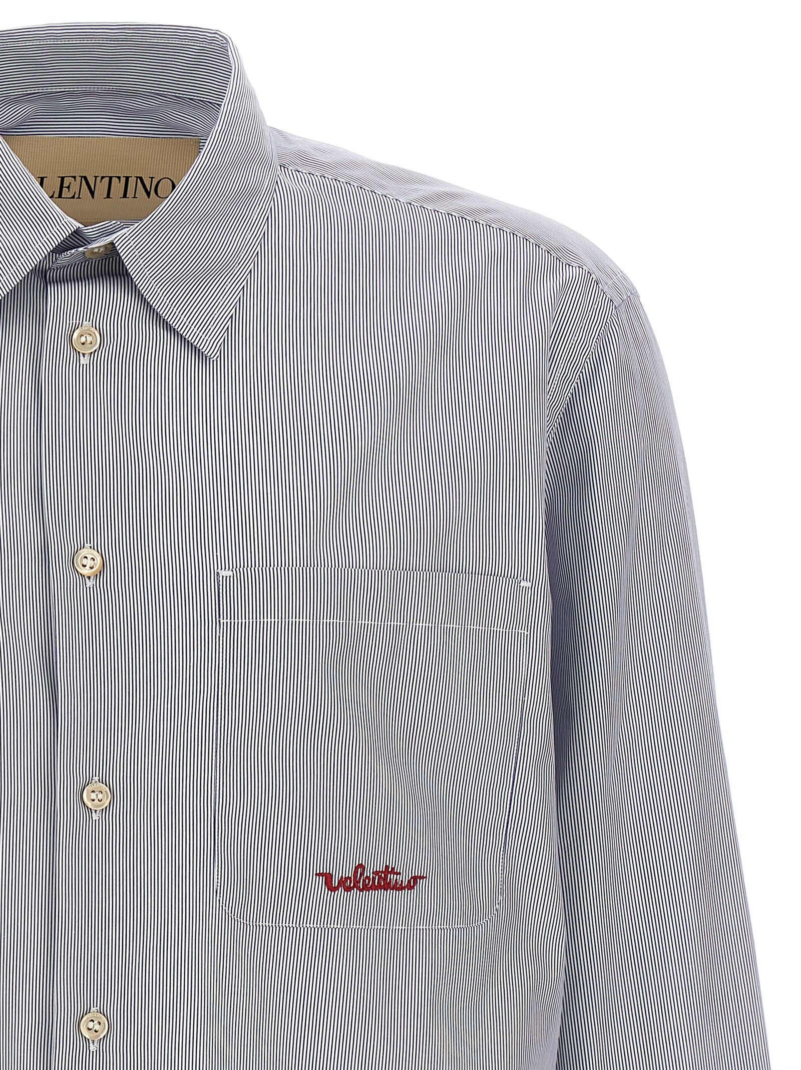 Valentino Valentino Garavani Striped Shirt Size US M / EU 48-50 / 2 - 3 Thumbnail