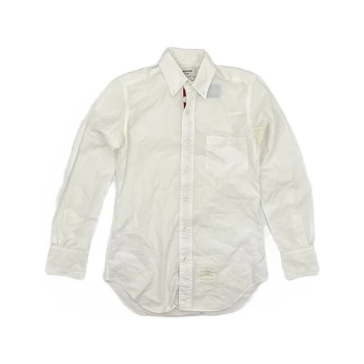 Thom Browne Thom Browne Casual Solid Color Long Sleeve Shirt 0079 Size US XS / EU 42 / 0 - 2 Thumbnail