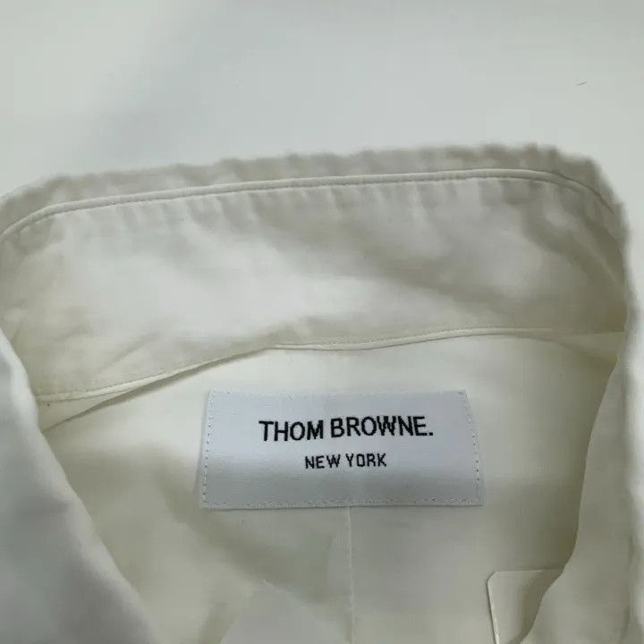 Thom Browne Thom Browne Casual Solid Color Long Sleeve Shirt 0079 Size US XS / EU 42 / 0 - 6 Thumbnail