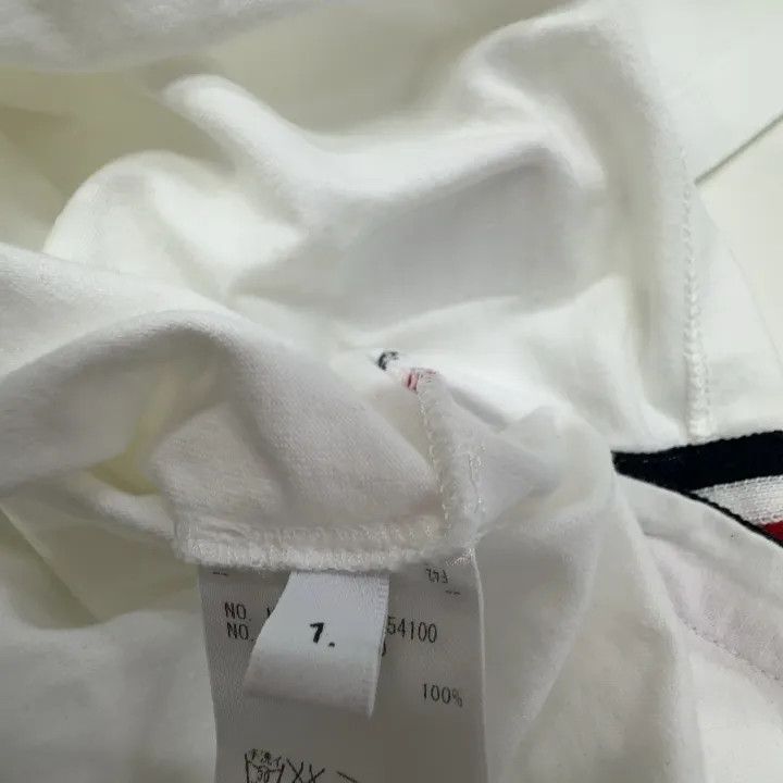 Thom Browne Thom Browne White Short Sleeve T-Shirt 0079 Size US S / EU 44-46 / 1 - 5 Thumbnail