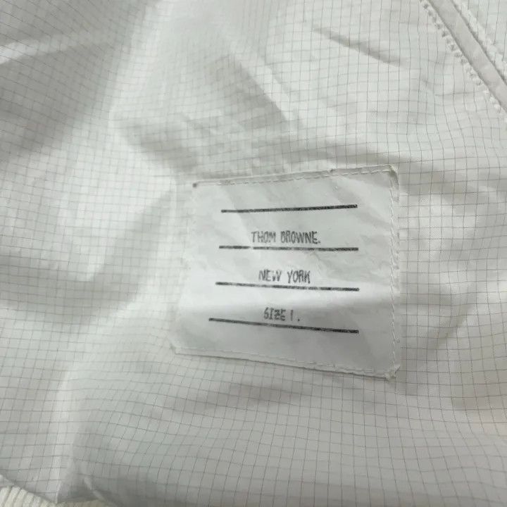 Thom Browne Thom Browne White Zip Casual Jacket 0079 Size US XS / EU 42 / 0 - 6 Thumbnail