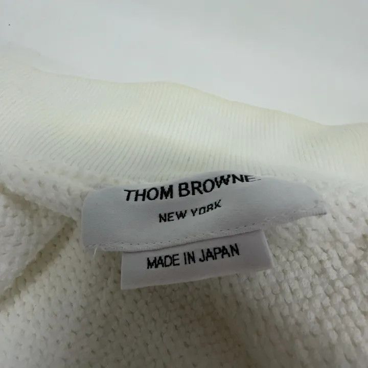 Thom Browne Thom Browne White Zip Casual Jacket 0079 Size US XS / EU 42 / 0 - 5 Thumbnail