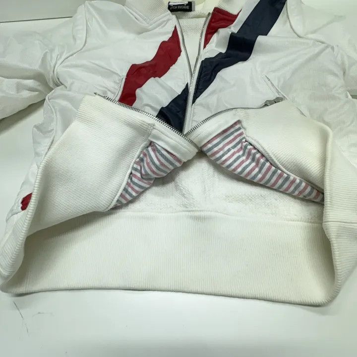 Thom Browne Thom Browne White Zip Casual Jacket 0079 Size US XS / EU 42 / 0 - 8 Thumbnail