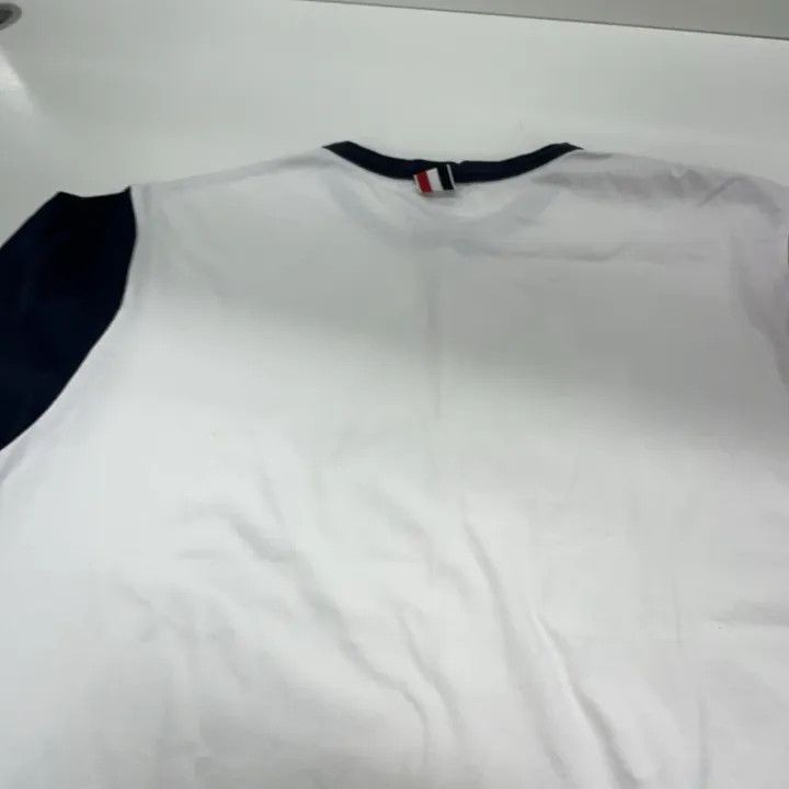 Thom Browne Thom Browne Color-Block Short Sleeve T-Shirt 0079 Size US S / EU 44-46 / 1 - 9 Thumbnail