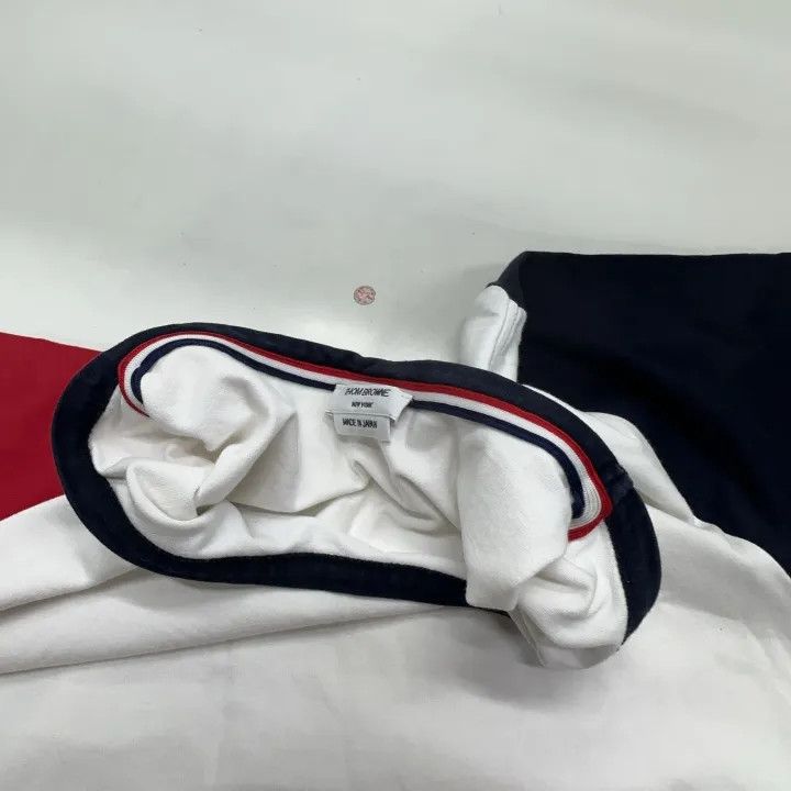 Thom Browne Thom Browne Color-Block Short Sleeve T-Shirt 0079 Size US S / EU 44-46 / 1 - 6 Thumbnail
