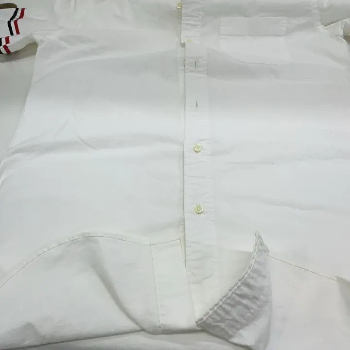 Thom Browne Thom Browne Casual Classic Long Sleeve Shirt 0079 Size US S / EU 44-46 / 1 - 8 Thumbnail