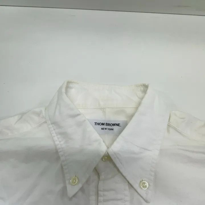 Thom Browne Thom Browne Casual Classic Long Sleeve Shirt 0079 Size US S / EU 44-46 / 1 - 6 Thumbnail