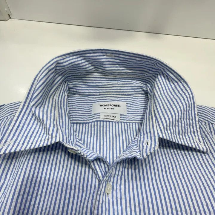 Thom Browne Thom Browne Classic Long Sleeve Shirt 0079 Size US M / EU 48-50 / 2 - 8 Thumbnail