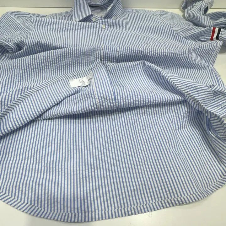 Thom Browne Thom Browne Classic Long Sleeve Shirt 0079 Size US M / EU 48-50 / 2 - 10 Thumbnail