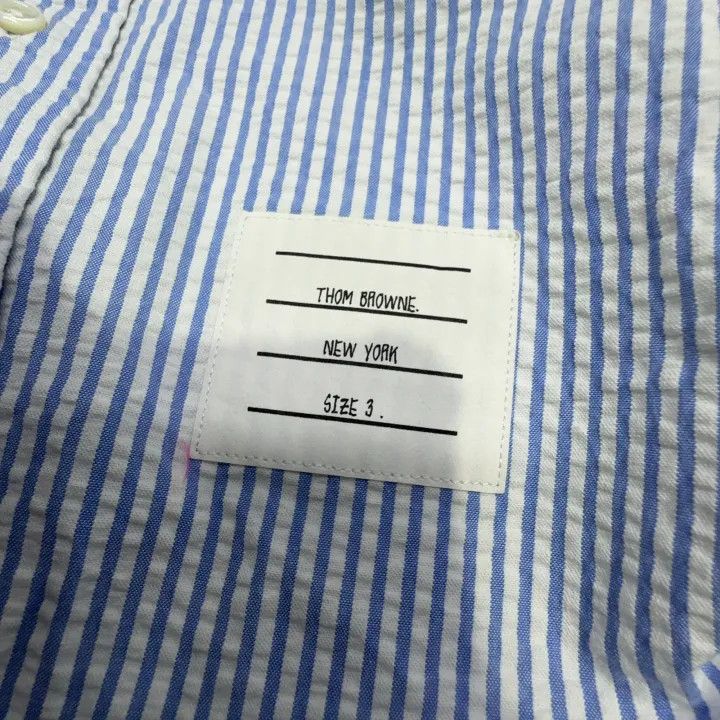 Thom Browne Thom Browne Classic Long Sleeve Shirt 0079 Size US M / EU 48-50 / 2 - 6 Thumbnail