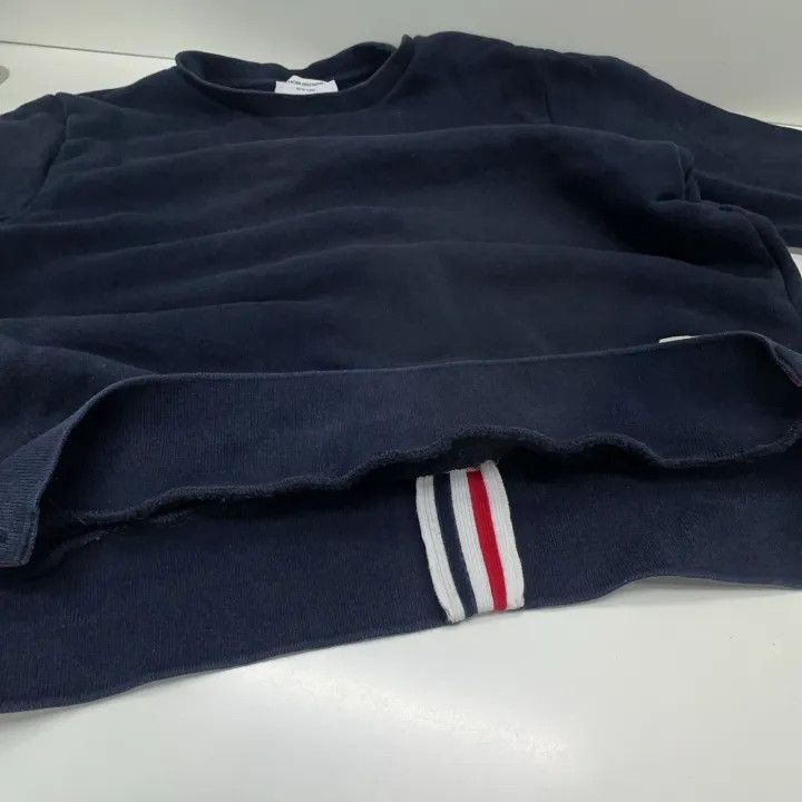 Thom Browne Thom Browne Ivy Boy Sweatshirt in Blue 0079 Size US M / EU 48-50 / 2 - 9 Thumbnail