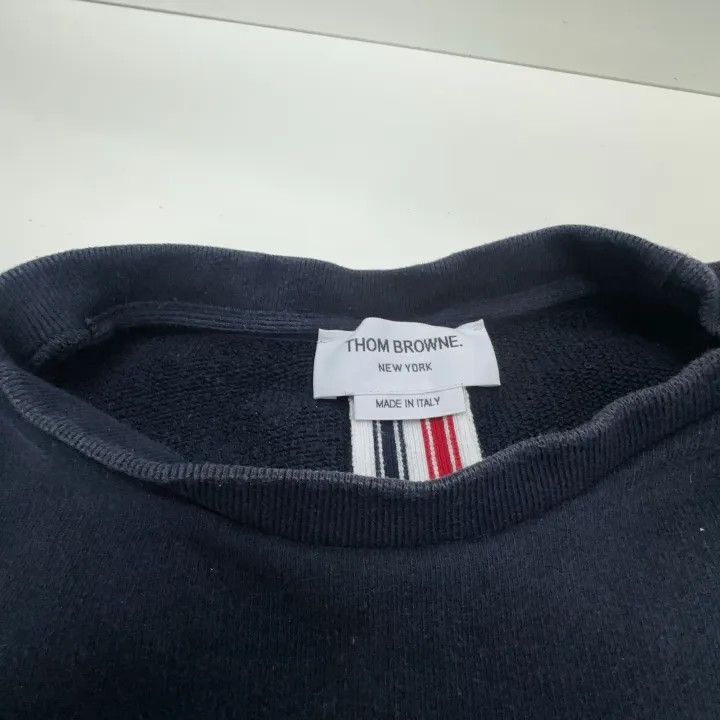 Thom Browne Thom Browne Ivy Boy Sweatshirt in Blue 0079 Size US M / EU 48-50 / 2 - 7 Thumbnail