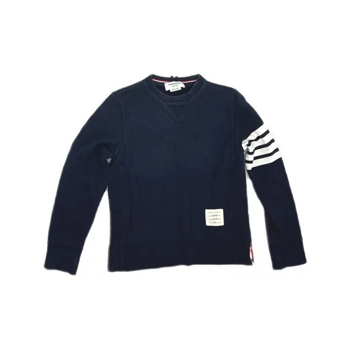 Thom Browne Thom Browne Classic Sweater with Stripes 0079 Size US M / EU 48-50 / 2 - 2 Thumbnail