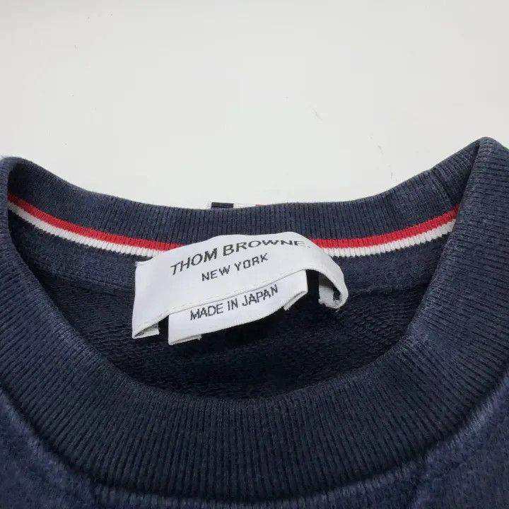 Thom Browne Thom Browne Classic Sweater with Stripes 0079 Size US M / EU 48-50 / 2 - 4 Thumbnail