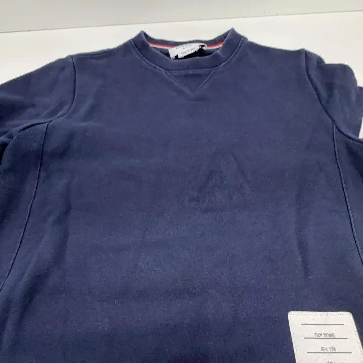 Thom Browne Thom Browne Classic Sweater with Stripes 0079 Size US M / EU 48-50 / 2 - 9 Thumbnail