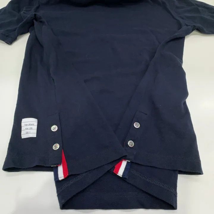 Thom Browne Thom Browne Casual Short Sleeve Polo 0079 Size US L / EU 52-54 / 3 - 11 Thumbnail