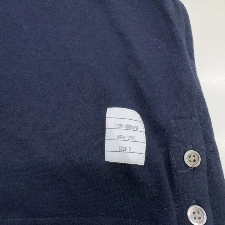 Thom Browne Thom Browne Casual Short Sleeve Polo 0079 Size US L / EU 52-54 / 3 - 5 Thumbnail