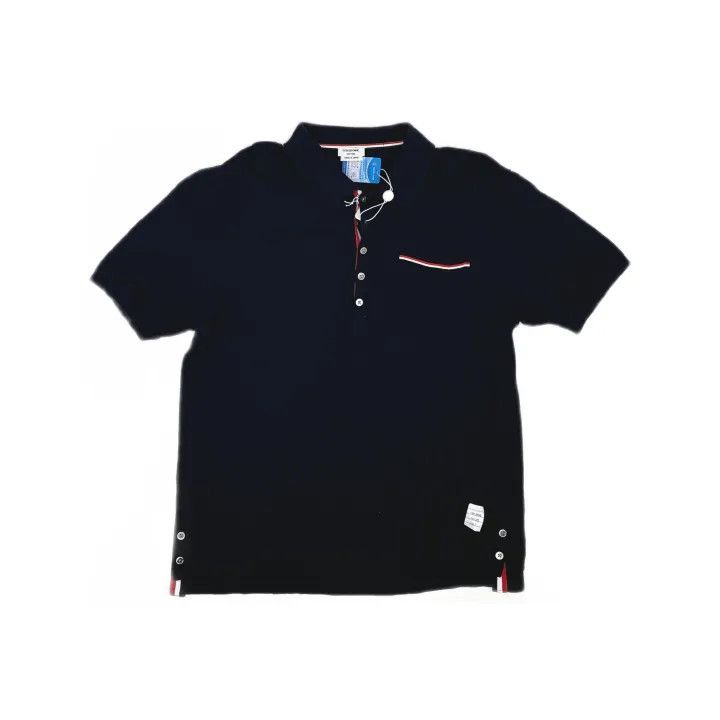 Thom Browne Thom Browne Casual Short Sleeve Polo 0079 Size US L / EU 52-54 / 3 - 2 Thumbnail