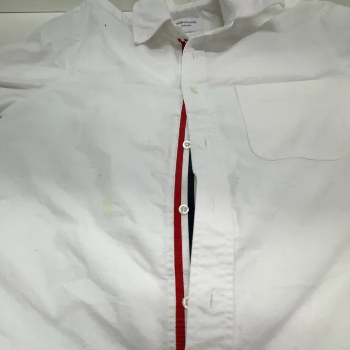 Thom Browne Thom Browne SS21 Long Sleeve Oxford Shirt 0079 Size US S / EU 44-46 / 1 - 7 Thumbnail