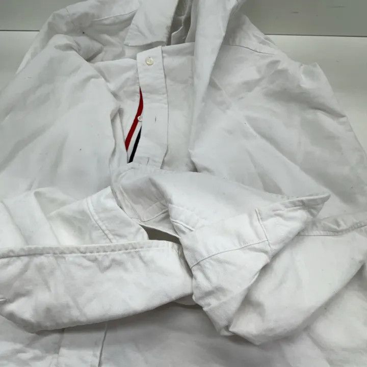 Thom Browne Thom Browne SS21 Long Sleeve Oxford Shirt 0079 Size US S / EU 44-46 / 1 - 8 Thumbnail