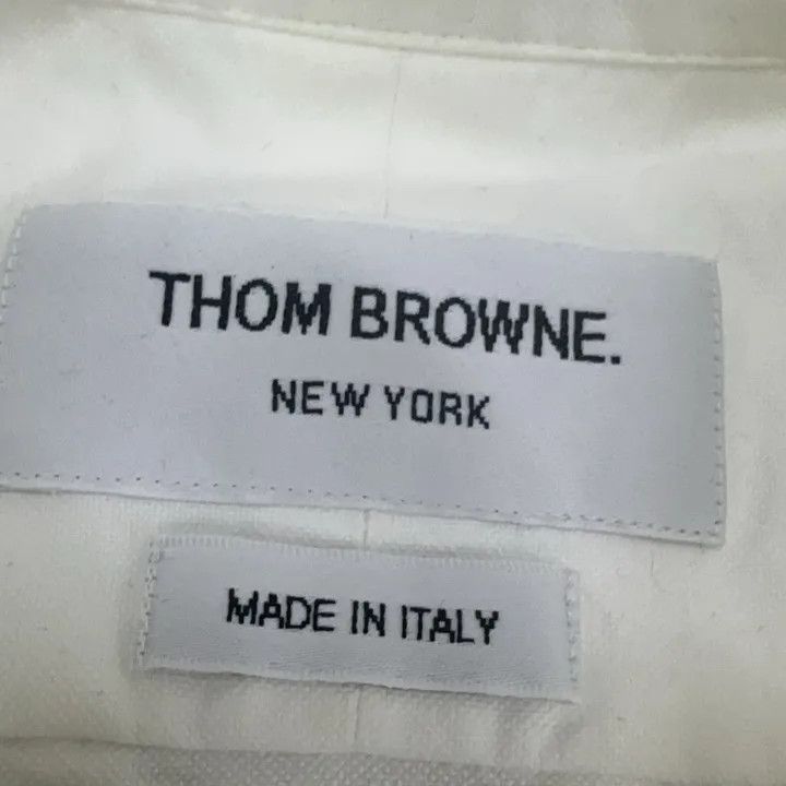 Thom Browne Thom Browne Classic Striped Long Sleeve Shirt 0079 Size US S / EU 44-46 / 1 - 5 Thumbnail
