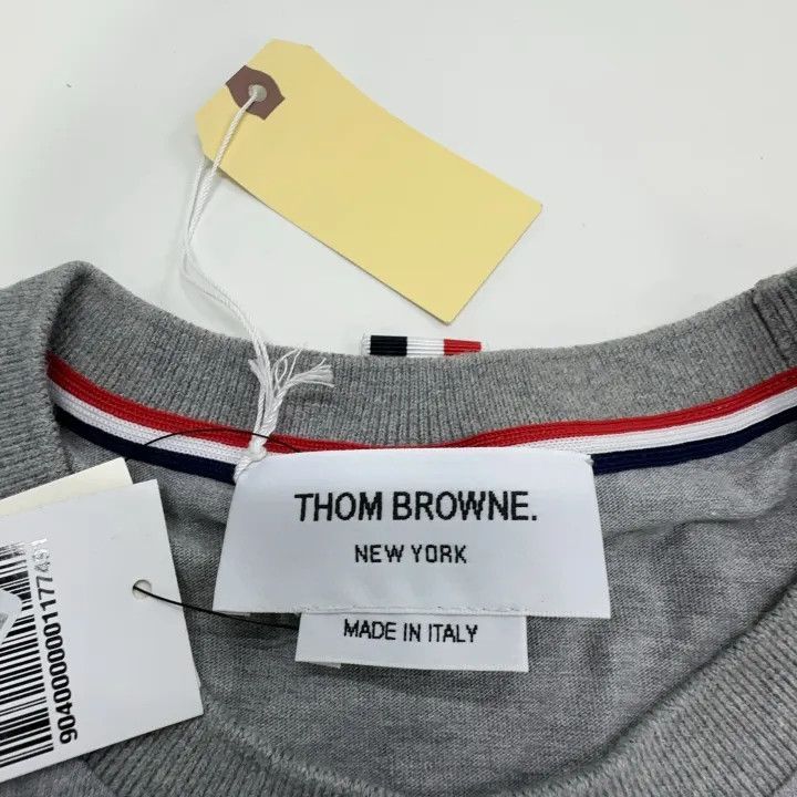 Thom Browne Thom Browne Gray Printed Short Sleeve T-Shirt 0079 Size US S / EU 44-46 / 1 - 7 Thumbnail