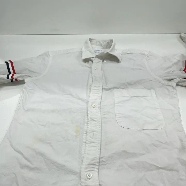 Thom Browne Thom Browne Classic Long Sleeve Button-Up Shirt 0079 Size US S / EU 44-46 / 1 - 8 Thumbnail