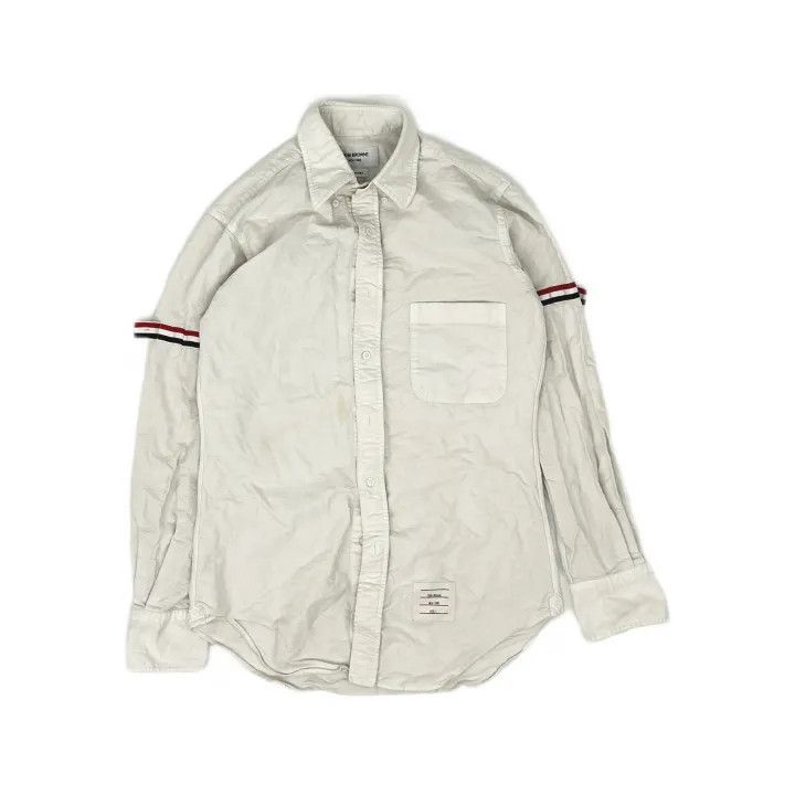 Thom Browne Thom Browne Classic Long Sleeve Button-Up Shirt 0079 Size US S / EU 44-46 / 1 - 2 Thumbnail