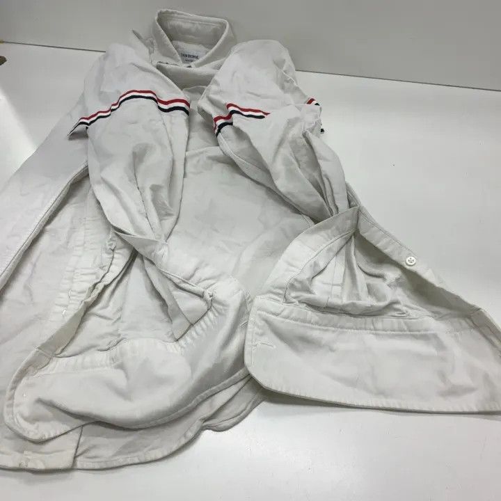 Thom Browne Thom Browne Classic Long Sleeve Button-Up Shirt 0079 Size US S / EU 44-46 / 1 - 14 Thumbnail