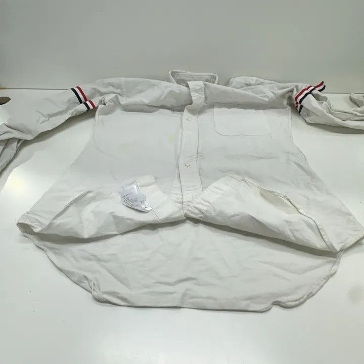 Thom Browne Thom Browne Classic Long Sleeve Button-Up Shirt 0079 Size US S / EU 44-46 / 1 - 10 Thumbnail