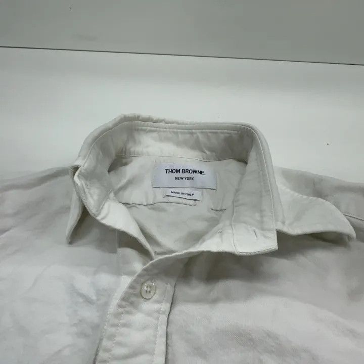 Thom Browne Thom Browne Classic Long Sleeve Button-Up Shirt 0079 Size US S / EU 44-46 / 1 - 7 Thumbnail