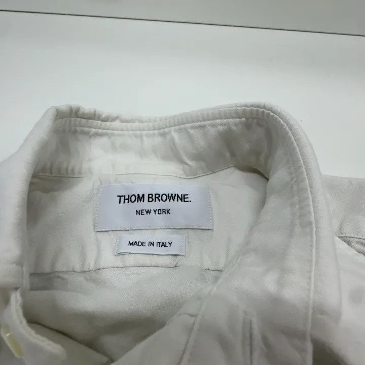 Thom Browne Thom Browne Classic Long Sleeve Button-Up Shirt 0079 Size US S / EU 44-46 / 1 - 4 Thumbnail