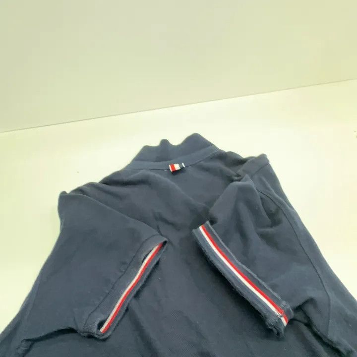 Thom Browne Thom Browne Casual Short Sleeve Polo Shirt 0079 Size US S / EU 44-46 / 1 - 11 Thumbnail