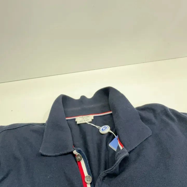 Thom Browne Thom Browne Casual Short Sleeve Polo Shirt 0079 Size US S / EU 44-46 / 1 - 7 Thumbnail