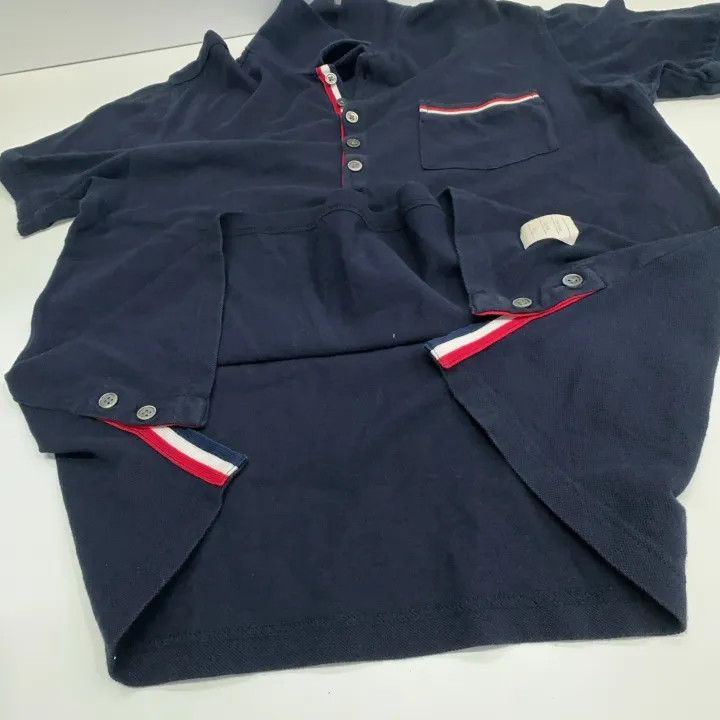 Thom Browne Thom Browne Casual Short Sleeve Polo Shirt 0079 Size US S / EU 44-46 / 1 - 9 Thumbnail
