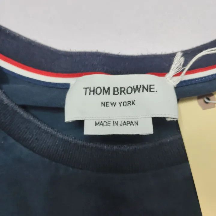 Thom Browne Thom Browne Long Sleeve Crew Neck T-Shirt 0079 Size US S / EU 44-46 / 1 - 4 Thumbnail